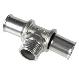 Té Multicouche à sertir sortie Mâle Ø20x2,0 - M3/4