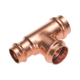 Raccord cuivre à sertir - Té inégal Femelle 42x35x35