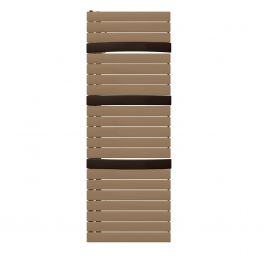 Sèche-serviette mixte Arborescence Smart bronze/brown 750W - 1350 x 600 mm - collecteur à droite - Finimetal