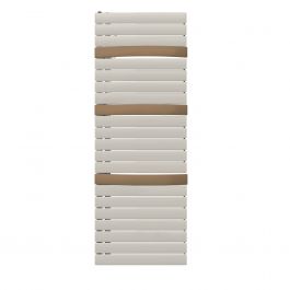 Sèche-serviette eau chaude Arborescence Smart white/bronze textured 934W - collecteur à droite
