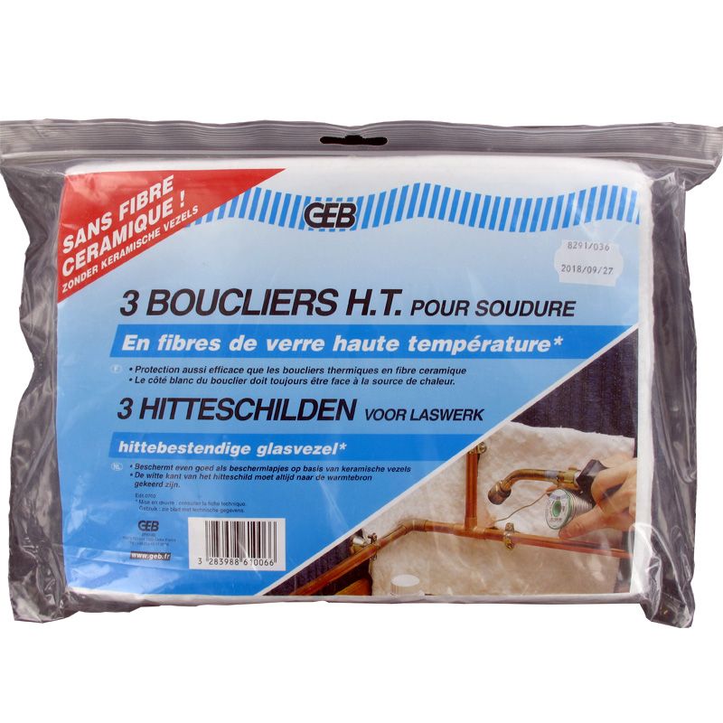 Bouclier thermique Haute Température x3
