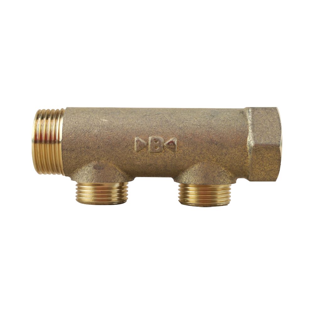 Collecteurs En Acier à 2 Zones EZ - Branche Principale 1-1/2" X 3/4" (centre 7") - Modèle SH2-1534-7