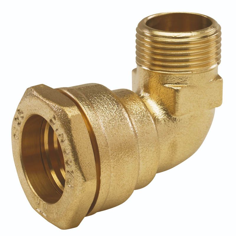 sourcing map Laiton Tuyau Raccord Coude 1/4 NPT Mâle à Femelle Filetage 45 Degré Angle Tuyau Connecteur Adaptateur