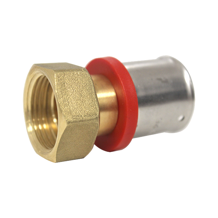 BOOPARTS – 4 Pièces – Raccord Droit Mâle à Sertir 20–3/4M (20/27) | Raccord Multicouche Contour TH | Connexion Filetée Étanche et Durable pour Tuyaux Multicouches PEX PER Composites