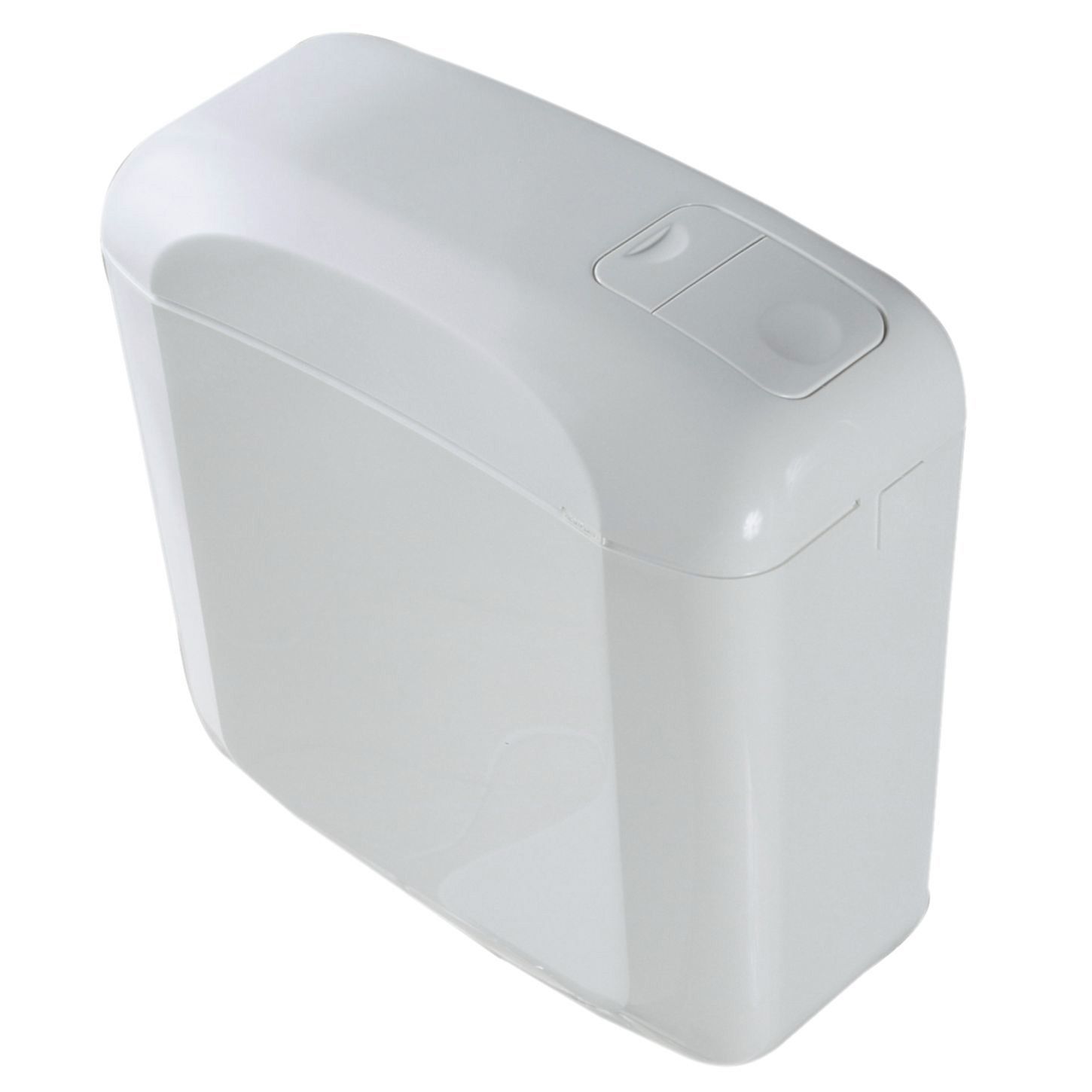 Réservoir De WC ECO Haut à Chaînette REGIPLAST 1300 - Blanc, Dimensions 400x160x300 Mm - Alimentation Droite Ou Gauche - Livré Avec Robinet Flotteur