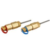 Jeu de rallonges prise de mesure (1 pièce rouge et 1 bleue) pour Vanne d'équilibrage Manuel Type MSV-BD Leno - Danfoss