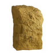 Récupérateur à eau rotomoulé Rocher 300 litres doré avec couvercle clipsé