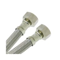 Flexible sanitaire Inox Ø intérieur 8mm Femelle 1/2