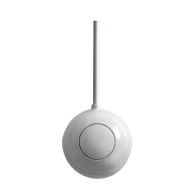 Poussoir de commande pneumatique simple débit apparent - blanc - Regiplast