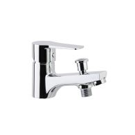 Mitigeur bain-douche monotrou Chromé TITANIUM NF avec inverseur