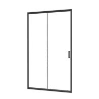 Paroi porte coulissante CONCEPT'O - profilés noirs - L 160 x 195 cm - ELMER By Ayor