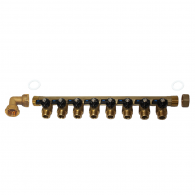 Pack collecteur sanitaire eau-froide ou eau-chaude ou chauffage 3/4'' (20/27) 8 départs mâle 1/2'' (15/21) - Arcanaute