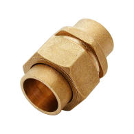 Raccord Union 3 pièces Femelle  340 CU - Cuivre Ø35 - Arcanaute