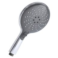 Douchette ABS anticalcaire ronde 3 jets Ø150 mm chromée - Somatherm