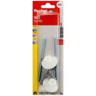 Kit de fixation pour lavabos et WC suspendus Ø8 x 110 mm - Fischer