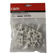 5 CLIPEO double blanc avec 5 BAGCLIP pour tube multicouche nu Ø16 - RAM