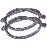 Deux flexibles fioul mâle 3/8