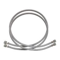 2 Flexibles fioul Femelle 3/8