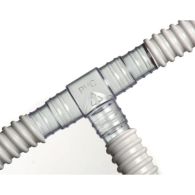 Té pour tube annelé Ø16-18 mm