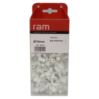 200 attaches pontet pour câbles et conduits Ø10 mm - Ram