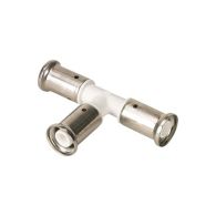 Té multicouche PVDF blanc égal à sertir Ø16x2,0 - HENCO