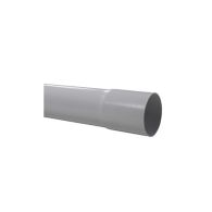 Tube de descente gouttière 16 - Ø50 gris - 4 mètres - First Plast
