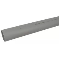 Tube PVC compact non prémanchonné - diamètre 75 mm - 1 mètre - ép. 3 mm - Nicoll