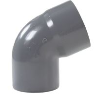 Coude PVC 67°30 Mâle/Femelle Ø80 - First Plast