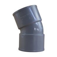 Coude PVC 22°30 Femelle Femelle Ø50 - First Plast