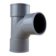 Té pied de biche PVC 87°30 Femelle Femelle Ø50 - First Plast