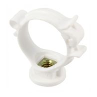 Collier monobloc blanc pour tube PVC Ø32 - Nicoll