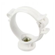 Collier monobloc blanc pour tube PVC Ø40 - Nicoll