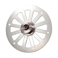 Applique robinet de jardin sous enduit APLIC'ENDUIT multicouche Ø16x2 - Nickel - ANQUIER