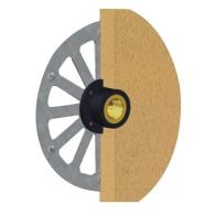 Applique robinet de jardin sous enduit APLIC'ENDUIT PER à sertir Ø16 - Noir - ANQUIER