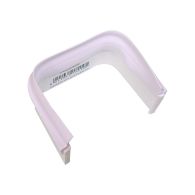 Connexion avec joint flexible pour goulotte 80 x 60 mm - Blanc - First Plast