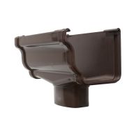 Naissance centrale BI-SYSTEM PVC BEST carrée - marron - First Plast