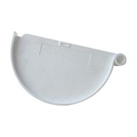 Fond de naissance pour gouttières PVC 25 - blanc - First Plast