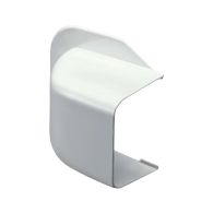 Sortie de mur coudée pour goulotte 125 x 75 mm - blanc - First Plast