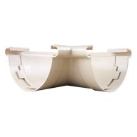 Angle universel 90° PVC 25 demi-ronde - sable - First Plast