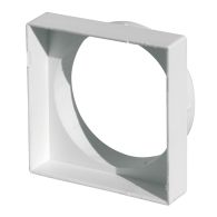 Adaptateur 101 x 101 mm pour grille d'air sur tube Ø100 mm - First Plast