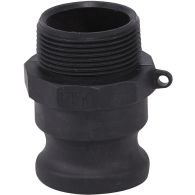 Adaptateur mâle F - raccord rapide à cames polypropylène - 1/2