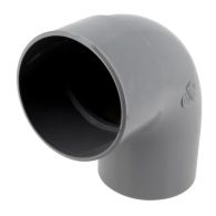 Coude PVC évacuation Ø100 Mâle Femelle 87°30 - Nicoll