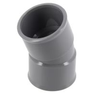 Coude PVC évacuation Ø32 Femelle Femelle 20° - Nicoll