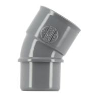 Coude PVC évacuation Ø32 Mâle Femelle 30° - Nicoll