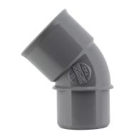 Coude PVC évacuation Ø32 Mâle Femelle 45° - Nicoll