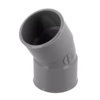 Coude PVC évacuation Ø40 Femelle Femelle 30° - Nicoll