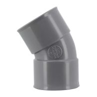 Coude PVC évacuation Ø50 Femelle Femelle 30° - Nicoll