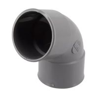 Coude PVC évacuation Ø50 Femelle Femelle 67°30 - Nicoll