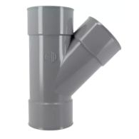 Culotte PVC évacuation Ø100 Femelle Femelle 45° - Nicoll