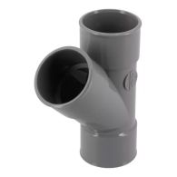 Culotte PVC évacuation Ø40 Femelle Femelle 45° - Nicoll